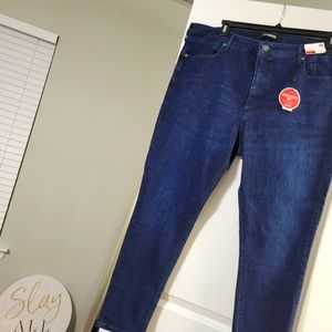 Express jeans are my favorite denim - high rise ankle leggings 18R